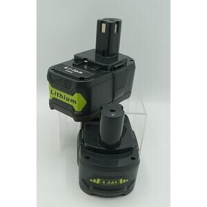 Ryobi +One Replacement Lithium Battery 2 PACK P108 (130429054) 18V 6.0 Ah